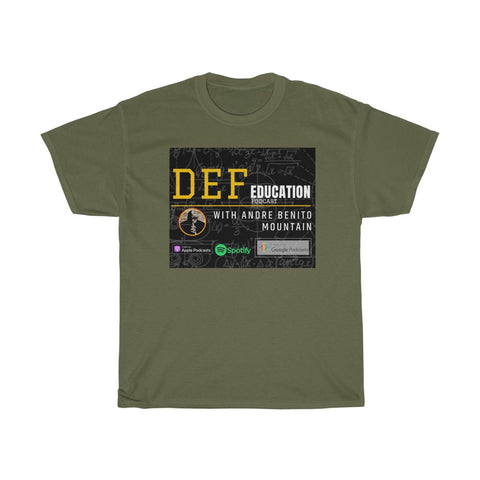 DEF-EDucation Podcast Unisex Heavy Cotton Tee
