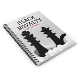 Def-ED Black Royalty Chess Spiral Notebook - Ruled Line