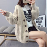 Fashion 2019 Autumn Winter Women Sweater Cardigans Blue Pink Solid Korean Cardigans Single Breasted Jumper Sweater Harajuku Top