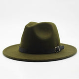 Brand oZyc Winter Autumn Imitation Woolen Women Men Ladies Fedoras Top Jazz Hat European American Round Caps Bowler Hats