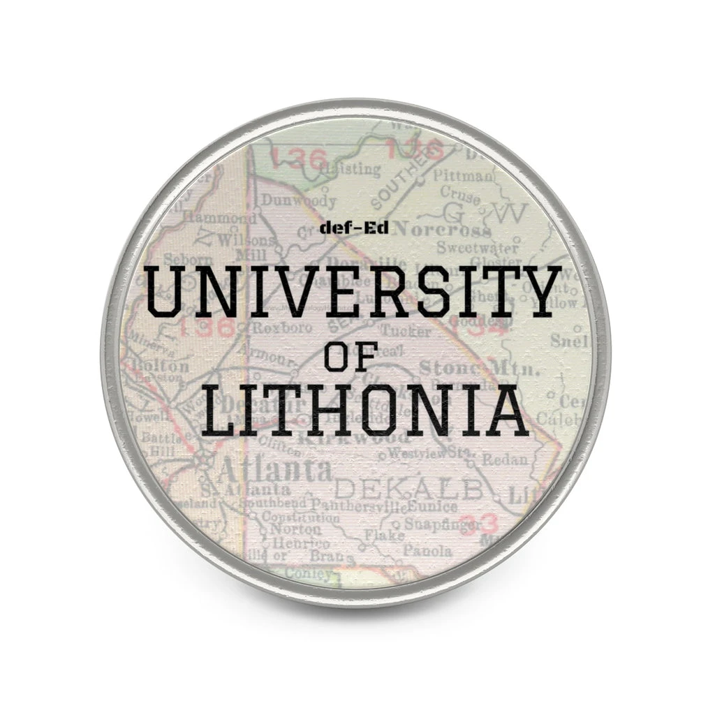 University of Lithonia Metal Pin